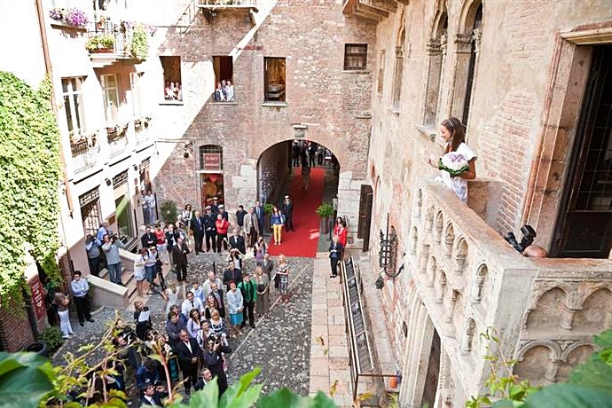 Балкон Джульєтти у Вероні, Італія